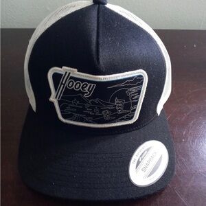 Hooey Black and White Snapback Hat